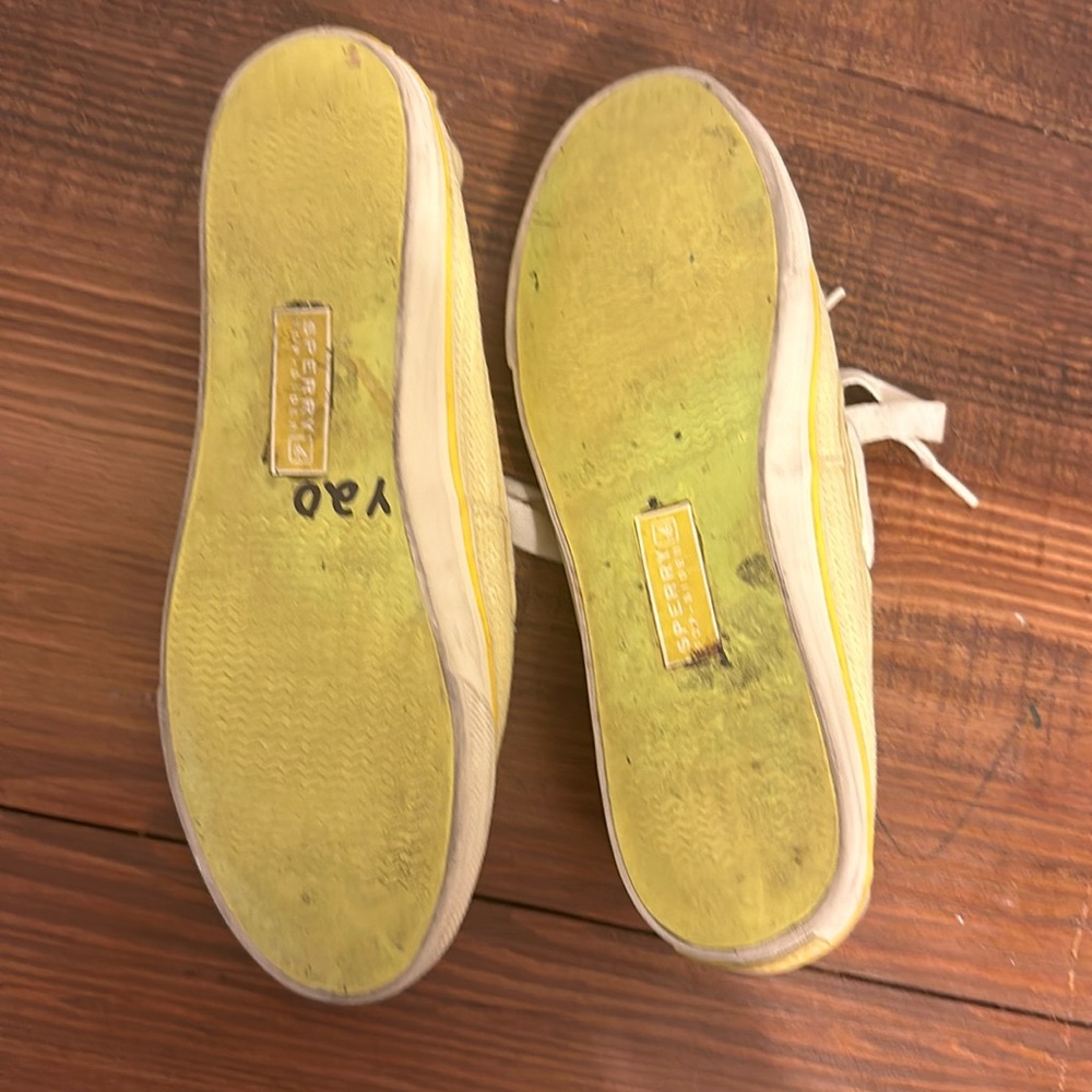Yellow sequins sperrys - Picture 8 of 12